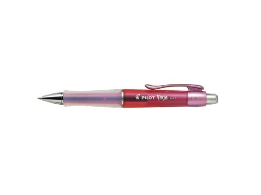 Gelpen, Pilot Vega Gel 07, 0,7 Mm, Tryk, Genopfyldelig, Blå/Pink, Pakke A 12 Stk
