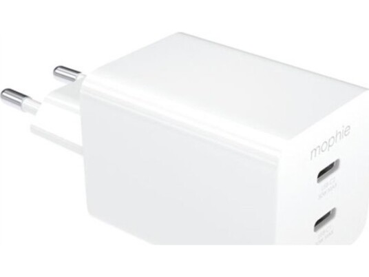 Mophie Essentials Power Adapteris Dual Usb-C Pd 50W Eu Baltas Mophie Essentials Power Adapteris Dual Usb-C Pd 50W Eu Baltas