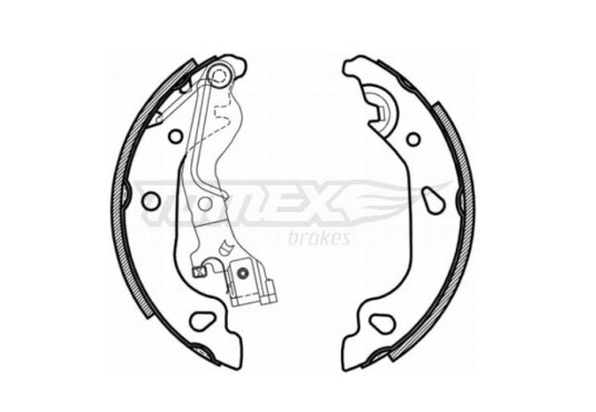 Bremsesko sett TOMEX Brakes TX 21 59