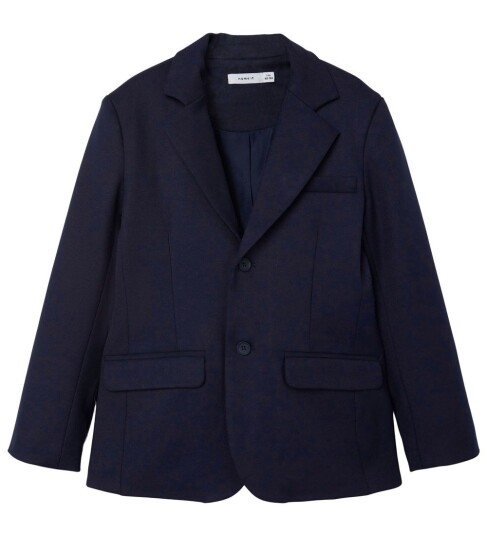 Name It NkmRiramel Blå Barneblazer 134 - Knapper og Splitt Name It NkmRiramel Blå Barneblazer 134 - Knapper og Splitt