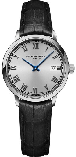 Raymond Weil Dameklokke 5985 STC 00659 Toccata Sølvfarget/Lær Ø29