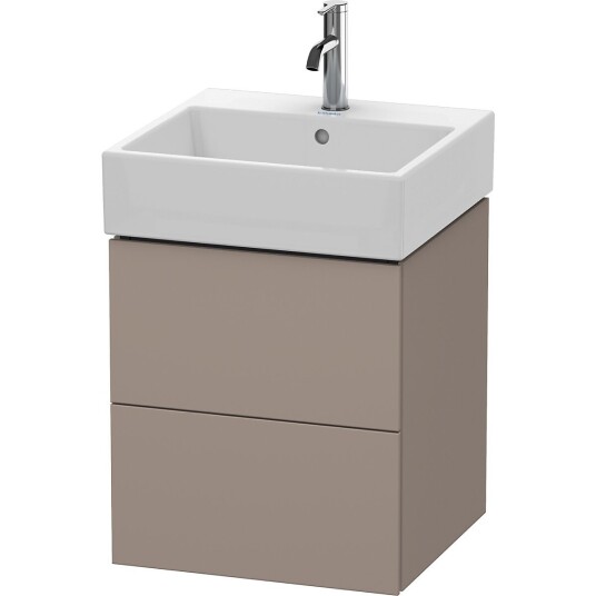 Duravit L-Cube Servantskap m/2 skuffer 484x544x459 mm Basalt Matt