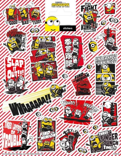 Minions 16 stk klistremerker klistremerke minioner