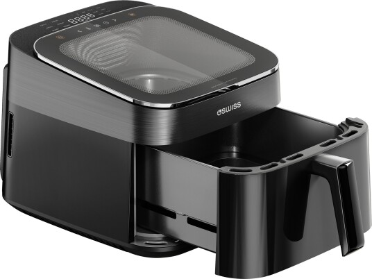 4Swiss ABB-025 Airfryer Skylight View 6,5L 1700W - Svart