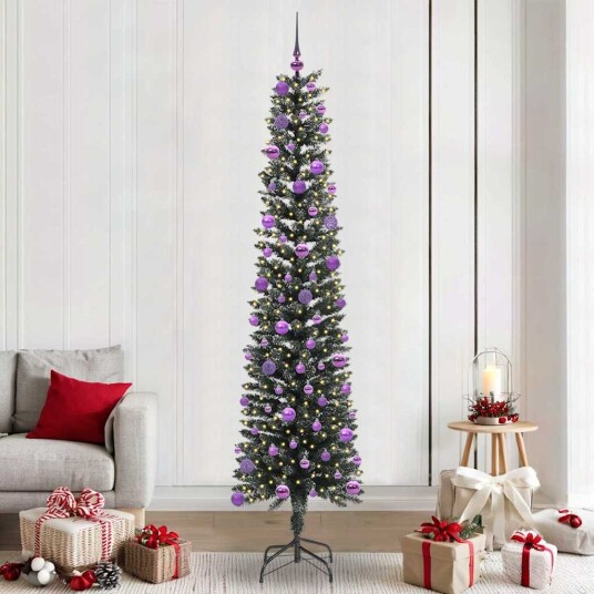  Kunstig juletre grønn 58 x 58 x 240 cm PVC og plast og stål