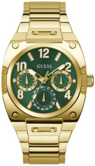 Guess Herreklokke GW0624G2 Prodigy Grønn/Gulltonet stål Ø43 mm Guess Herreklokke GW0624G2 Prodigy Grønn/Gulltonet stål Ø43 mm