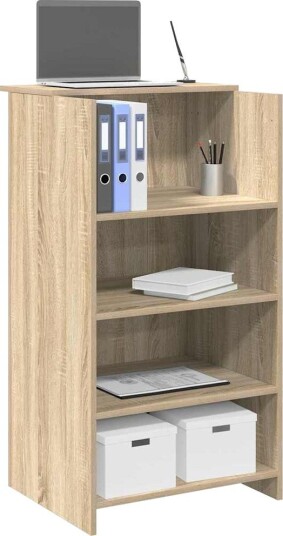 Resepsjonspult sonoma eik 55x50x103,5 cm konstruert tre Resepsjonspult sonoma eik 55x50x103,5 cm konstruert tre