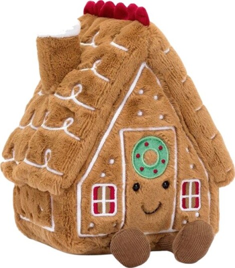 Jellycat Amuseables Pepperkakehus Bamse 22cm