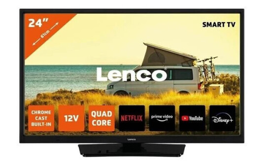 Lenco 24" Android Smart TV LED 720p HDR LED-2463BK