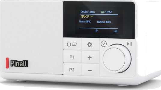 Pinell Compact digitalradio Ice White Pinell Compact digitalradio Ice White
