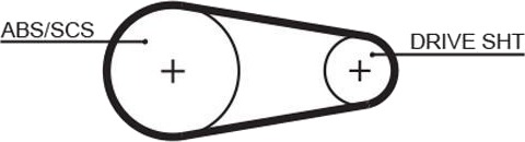 Registerrem GATES 5203XS Registerrem GATES 5203XS