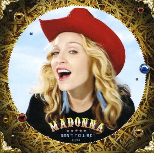 Madonna  Don't Tell Me x7  CD