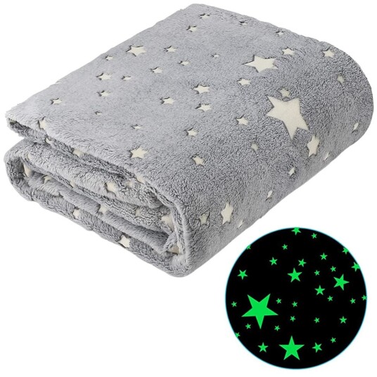 Generic Teppe med Selvlysende Stjerner 150x180cm