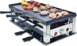 Solis Grill 5 i 1 raclette/ bordgrill/ wok/ crêpes/pizza 8 personer rustfritt stål bordgrill type 790 Solis Grill 5 i 1 raclette/ bordgrill/ wok/ crêpes/pizza 8 personer rustfritt stål bordgrill type 790