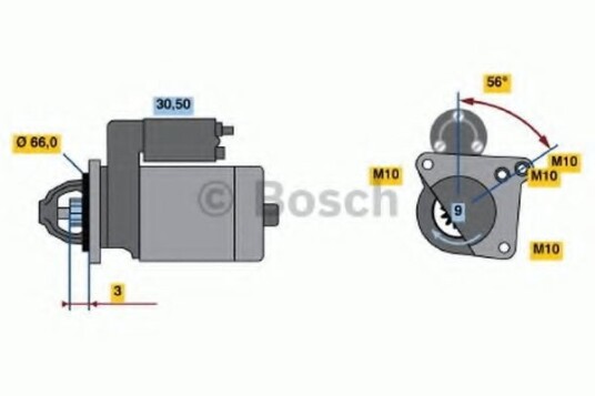 Starter BOSCH 0 986 018 360 Starter BOSCH 0 986 018 360