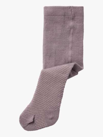 Name It Wakma Wool Blend Structure Pantyhose Lilla 50/56
