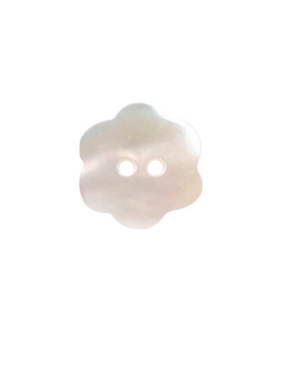 Drops Blomst Hvit 15Mm