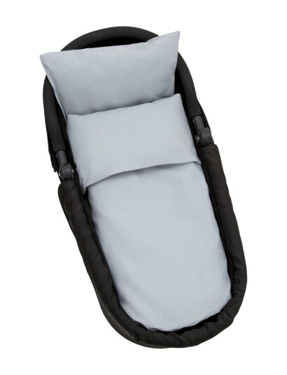 Rätt Start Eco, Bed Set, Stroller/Cot, Grey - Grey - ONE SIZE Rätt Start Eco, Bed Set, Stroller/Cot, Grey - Grey - ONE SIZE