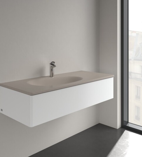 Villeroy Og Boch V&B Antao C+ 120x50 M Skjult Overløp Almond