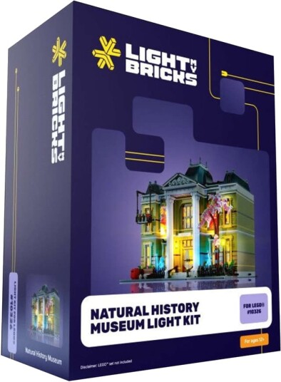Light My Bricks Natural History Museum lyssett