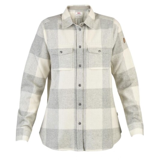 Fjellreven  Canada Shirt LS W Dame, 021-113 Fog-Chalk White, XS