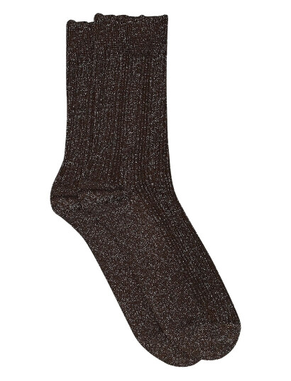 mp Denmark Julia Glitter Socks - Brown - 37/39 mp Denmark Julia Glitter Socks - Brown - 37/39