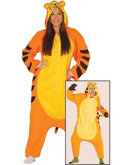 Tiger Kigurumi Kostyme Unisex Tiger Kigurumi Kostyme Unisex