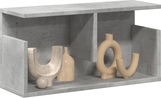 Veggskap 60x20x30 cm grå konstruert tre