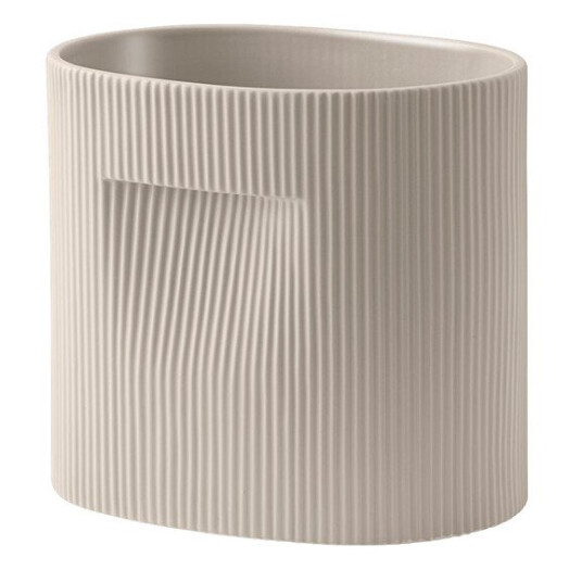 Muuto - Ridge Planter H24 Beige - Lampemesteren Muuto - Ridge Planter H24 Beige - Lampemesteren