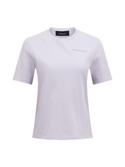 Peak Performance W Original Small Logo Tee Misty Lavender S