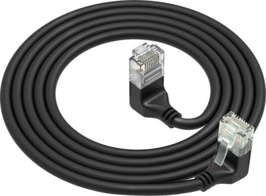 Act Black Patchkabel Cat6a Rj45 Ned/90 Dd7900 U/Utp Utp Lszh 0,5 M