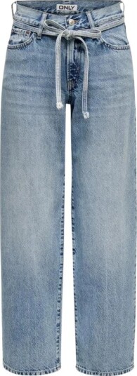 ONLY Onlgianna Mw Straight Light Blue Denim 29/32