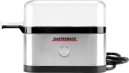 Gastroback Design Mini Eggkoker for 3 egg i Rustfritt Stål