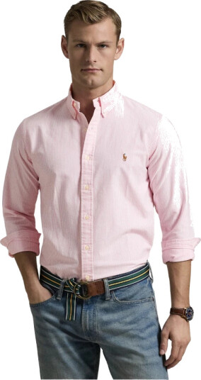 Polo Ralph Lauren Herre Skjorter Rosa L,