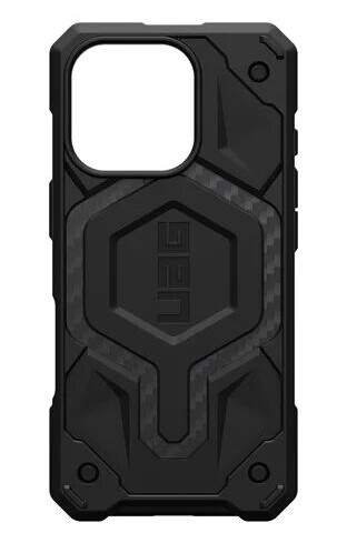 UAG Monarch Pro MagSafe Mobildeksel i Kulfiber - iPhone 16 Pro, Svart UAG Monarch Pro MagSafe Mobildeksel i Kulfiber - iPhone 16 Pro, Svart