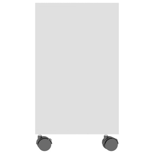 vidaXL Sidebord hvit 70x35x55 cm konstruert tre