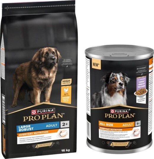 Purina Pro Plan Adult Large Robust Everyday Nutrition Tørrfôr Kalkun 16kg