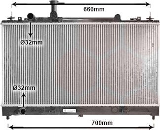 VAN WEZEL 27002162 Radiator motorkjøling VAN WEZEL 27002162 Radiator motorkjøling