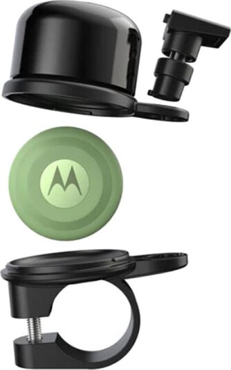 Sykkelringeklokke AirBell Pro 22 mm Apple Find My-kompatibel svart