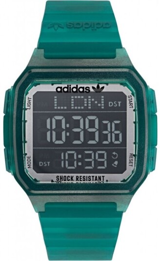 Adidas Herreklokke AOST22048 Street Digital LCD/Gummi Ø48 mm Adidas Herreklokke AOST22048 Street Digital LCD/Gummi Ø48 mm
