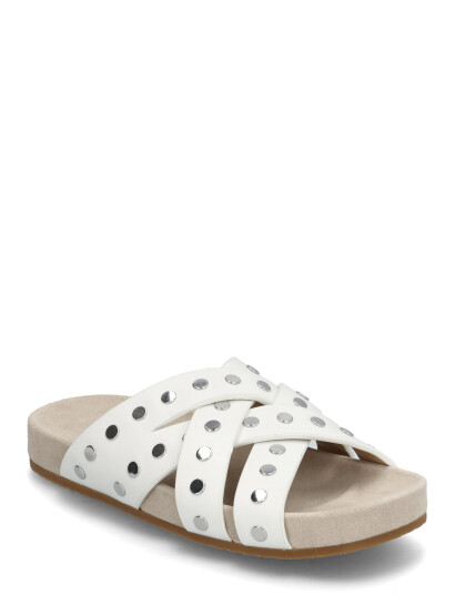Michael Kors Irene Flat Sandal - White - 36