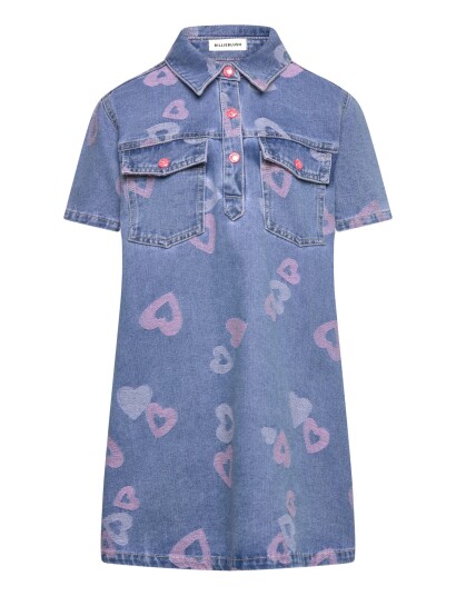 Billieblush Denim Dress Blue 116