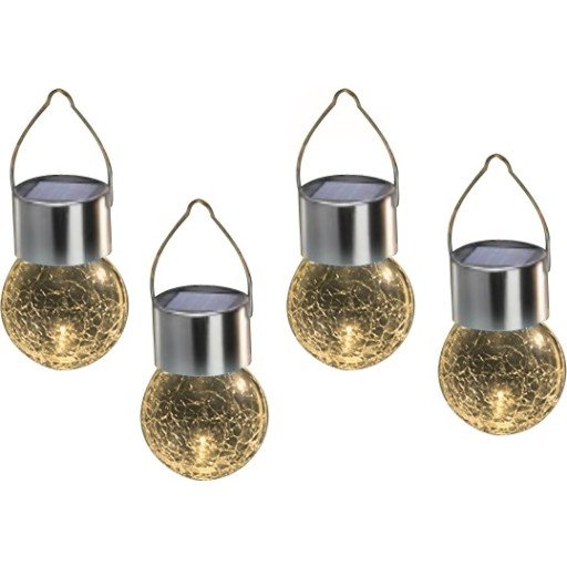 Veli Line solcelle glasskuler 4-pak