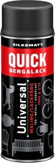 Scanox Quick Bengalack Spray Dempet Sort Sm 400ml