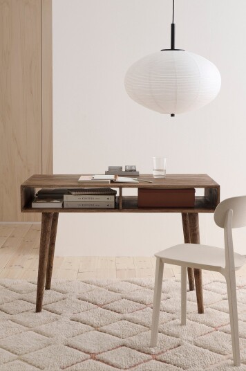 Ellos Home Skrivebord Amber Brun