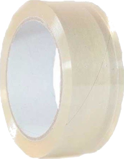 Roliba pakketape, klar PP AC, ingen støy, 38 mm x 66 m