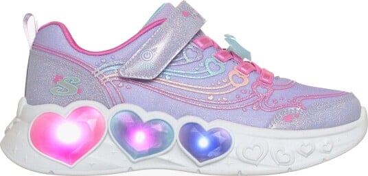 Skechers Enchanted Heart Blinkende Sneakers Lavender 22