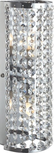 Lysekil Duo Vegglampe IP44  Høyde 31 Cm  Krom