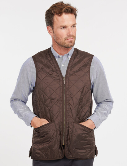 Barbour Barbour Polarquilt Waistcoat/Zip-In Liner - Brown - L Barbour Barbour Polarquilt Waistcoat/Zip-In Liner - Brown - L