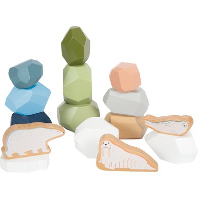 small foot Balanserende steiner laget av tre Arctic small foot Balanserende steiner laget av tre Arctic